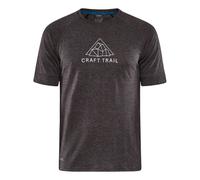 Craft ADV Trail Wool Running Shirt Men - Dark Grey, Size L