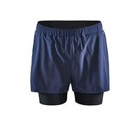 Craft Advance Essence 2-In-1 Stretch Shorts - Blaze, Small