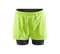 Craft Advance Essence 2-In-1 Stretch Shorts - Flumino, Large