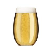 Craft Ale Taproom 3/4 Pint Schooner Unbreakable Tritan Stemless Ale Glass 545Ml Pack Of 4