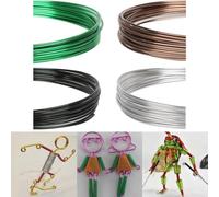 Craft and Garden Essential Bonsai Wires, Anodized Aluminum Wire for Training and Styling (3pcs black)