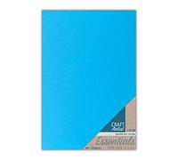 Craft Artist Linen Card Silkweave Textured A4 Card 250gsm, 10 Sheets, Card Making, Scrapbook, Wedding Stationary, Card for Crafting (Sea Blue)