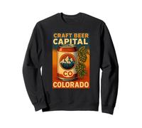 Craft Beer Capital Shirt Colorado Hops Can Brewery Mountains Sweatshirt