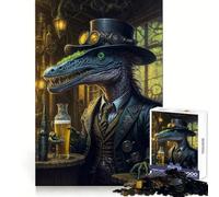 Craft Beer Dino Alien 1000 Pieces Puzzles for Teenagers Stress Free, Accurate Edge, Happy Challenge, Game Night (38x26cm)