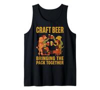 Craft Beer Dog Lovers Bringing The Pack Together Tank Top