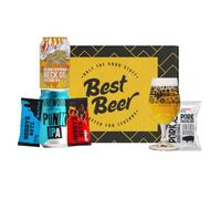Craft Beer Gift Set with Beavertown & Brewdog - Premium Pub Snacks & Beer Glass - Gift for Men, Boyfriend or Dad - Ideal Birthday, Christmas or Father's Day Present