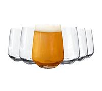 Craft Beer Glass Tumbler 16.5oz / 470ml - Set Case of 6 - IPA Pale Ale Lager