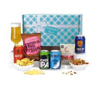 Craft Beer IPA Gift Set - Thank You Hamper with 4 IPAs & Snacks, Appreciation Gift for Men