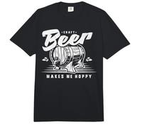 Craft Beer Makes Me Hoppy Comfort Colors Adult Heavyweight T-Shirt