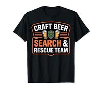 Craft Beer Search and Rescue Team Funny Beer Drinking Humor T-Shirt