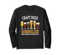 Craft Beer Sommelier Because Superhero is Not A Job Title Long Sleeve T-Shirt