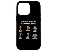 Craft Beer Things I Do In My Spare Time Brewer Beer Lover Case for iPhone 14 Pro Max