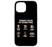 Craft Beer Things I Do In My Spare Time Brewer Beer Lover Case for iPhone 15