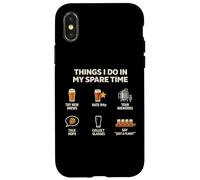 Craft Beer Things I Do In My Spare Time Brewer Beer Lover Case for iPhone X/XS