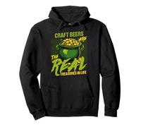 Craft Beers Are The Real Treasures In Life Saint Patrick's Pullover Hoodie