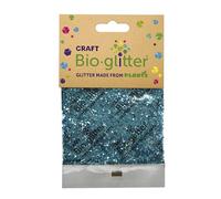 Craft Biodegradable Glitter, 20g, Christmas Decorations, Reindeer Food, Chunky Glitter, Arts and Crafts for Kids, Card Making, Candle Making, Eco-Friendly - Sky Blue