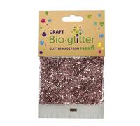 Craft Biodegradable Glitter, 20g, Christmas Decorations, Reindeer Food, Chunky Glitter, Arts and Crafts for Kids, Card Making, Candle Making, Eco-Friendly - Pink