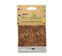 Craft Biodegradable Glitter, 20g, Christmas Decorations, Reindeer Food, Chunky Glitter, Arts and Crafts for Kids, Card Making, Candle Making, Eco-Friendly - Orange