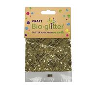 Craft Biodegradable Glitter, 20g, Christmas Decorations, Reindeer Food, Chunky Glitter, Arts and Crafts for Kids, Card Making, Candle Making, Eco-Friendly - Gold