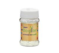 Craft Biodegradable Glitter, 40g, Christmas Decorations, Reindeer Food, Chunky Glitter, Arts and Crafts for Kids, Card Making, Candle Making, Eco-Friendly - White