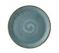 Craft Blue Coupe Plate 28cm (11") Ceramic Serving Plate Tableware Pack of 12