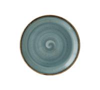 Craft Blue Coupe Plate Ceramic Serving Plate Home Bar 23cm (9") Pack of 24