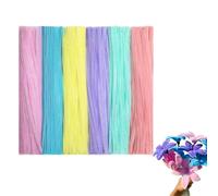 Craft Brush Brushes | Colorful Hairy Sticks | Colorful Craft Brushes Set for Art Decoration and Chenille with Twisted Bar