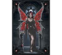 Craft Buddy Crystal Art Aracnafaria, Crystal Art Notebook Anne Stokes, Multicoloured, 26x18