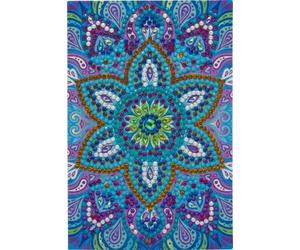 Craft Buddy Crystal Art Card Kit Blue Mandala, 10x15cm