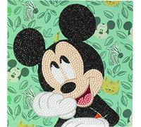 Craft Buddy Crystal Art Disney CCK-DNY805 Happy Mickey, 18x18cm Crystal Art Card, Multicolor