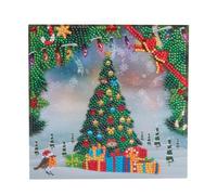 Craft Buddy - Crystal Art -Festive Tree - Crystal Art Card 18X18CM