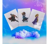 Craft Buddy - D100 Crystal Art Sticker Pack - 3 Stickers + Crystals