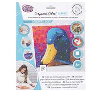 Craft Buddy DIY Crystal Art / Diamond Painting Greetings Card Kit - Delightful Duck