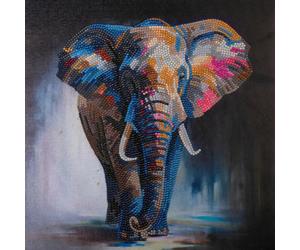 Craft Buddy “Majestic Elephant” Crystal Art Canvas Kit