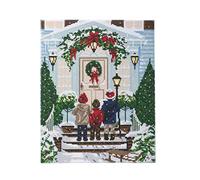 Craft Buddy Mounted Crystal Art / Diamond Painting Kits - 30cm x 30cm & 40cm x 50cm (Christmas Carols - 40x50cm - Full Crystal)