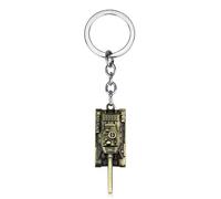 Craft Cart Metal Bag Key Chain Keyring Gamer War Tank Lovers Men Toys 3D Tank Birthday Gift