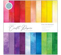 Craft Consortium Double-Sided Paper Pad 12"X12" 40/Pkg-Over The Rainbow, 20 Designs