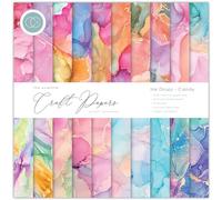 Craft Consortium Double-Sided Paper Pad 8"X8" 30/Pkg-Ink Drops Candy, 20 Designs