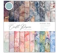 Craft Consortium - The Essential Craft Papers - 6x6 - Ink Drops - Dusk