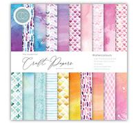 Craft Consortium - The Essential Craft Papers - 6x6 Watercolours