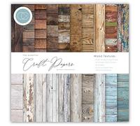 Craft Consortium - The Essential Craft Papers - 6x6 Wood Textures