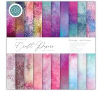 Craft Consortium The Essential Craft Papers - Grunge - Mid Tones 6"x6" Paper Pad