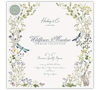 Craft Consortium Wildflower Meadow 6"x6" Premium Paper Pad