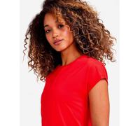 Craft Core Charge Rib Tee Short Sleeve T-Shirt Red Women - M