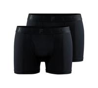 Craft Core Dry 3-Inch Boxer Shorts 2 Pack Men-Black, Size L