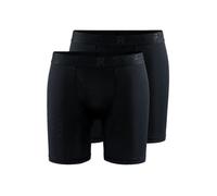 Craft CORE Dry Boxer 6" 2-Pack for Men - Black Performance Baselayers