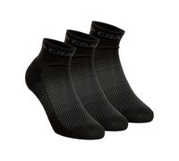 Craft Core Dry Mid Running Socks 3 Pack - Black, Size S