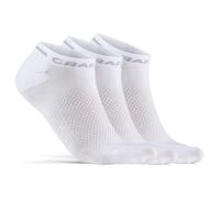 Craft - Core Dry Shafless Sock 3-Pack - Cycling socks size 4-6, white/grey