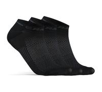 Craft - Core Dry Shafless Sock 3-Pack - Cycling socks size 6,5-8,5, black