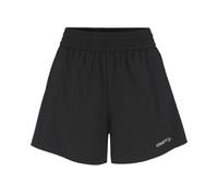 Craft CORE Essence Shorts, Size L - Black, designed for unrestricted movement during running and training.